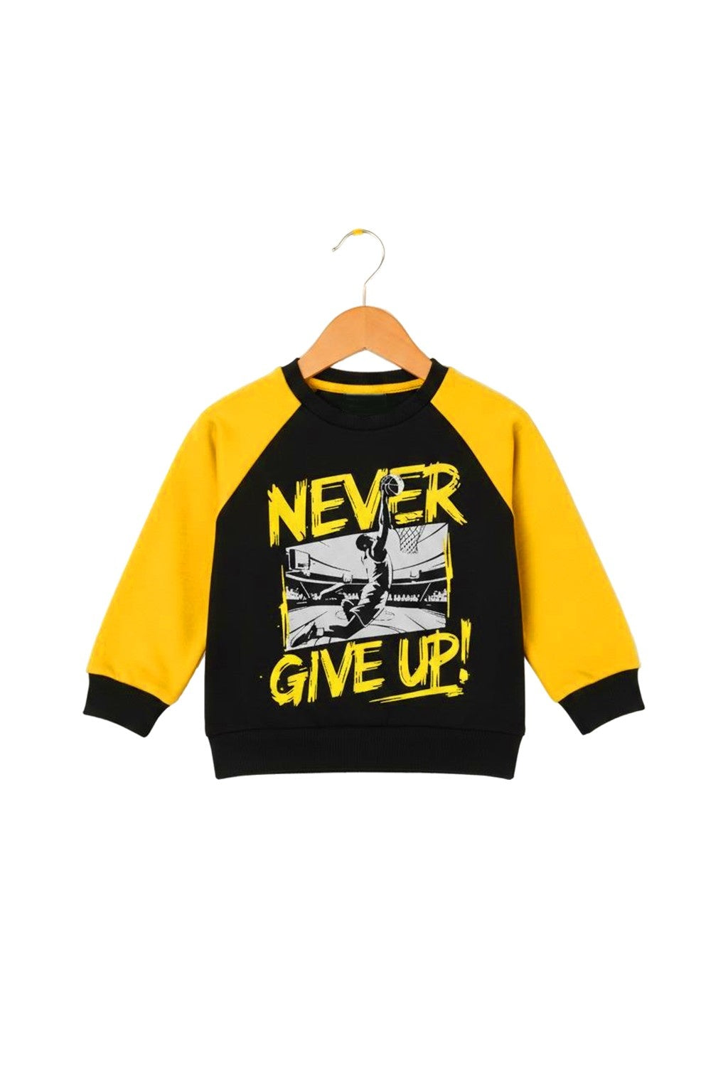 Black & Yellow "Never Give Up