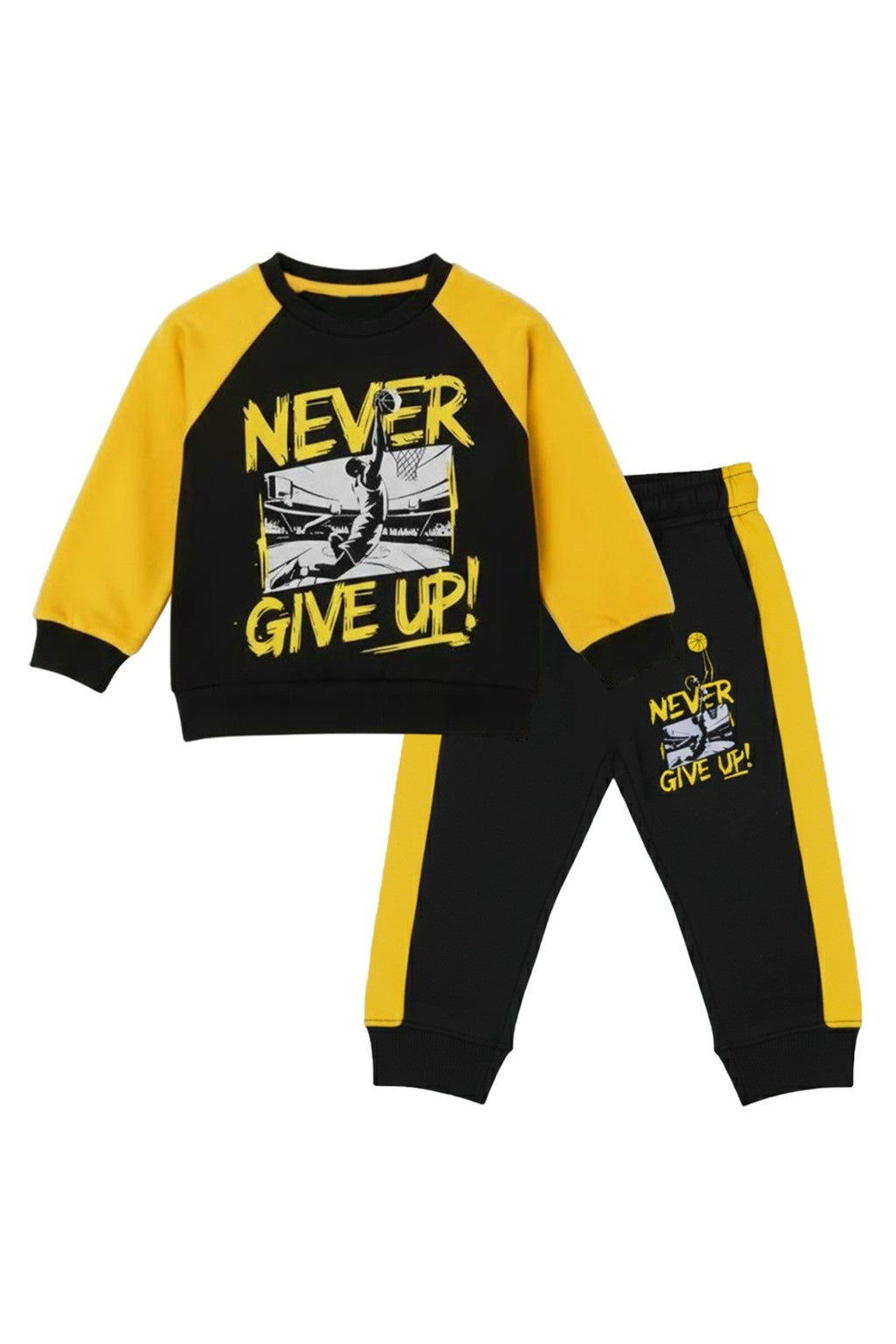 Black & Yellow "Never Give Up