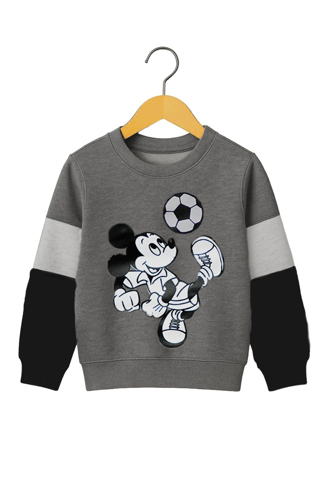 Disney Mickey Mouse Soccer Graphic Grey Sweat suit